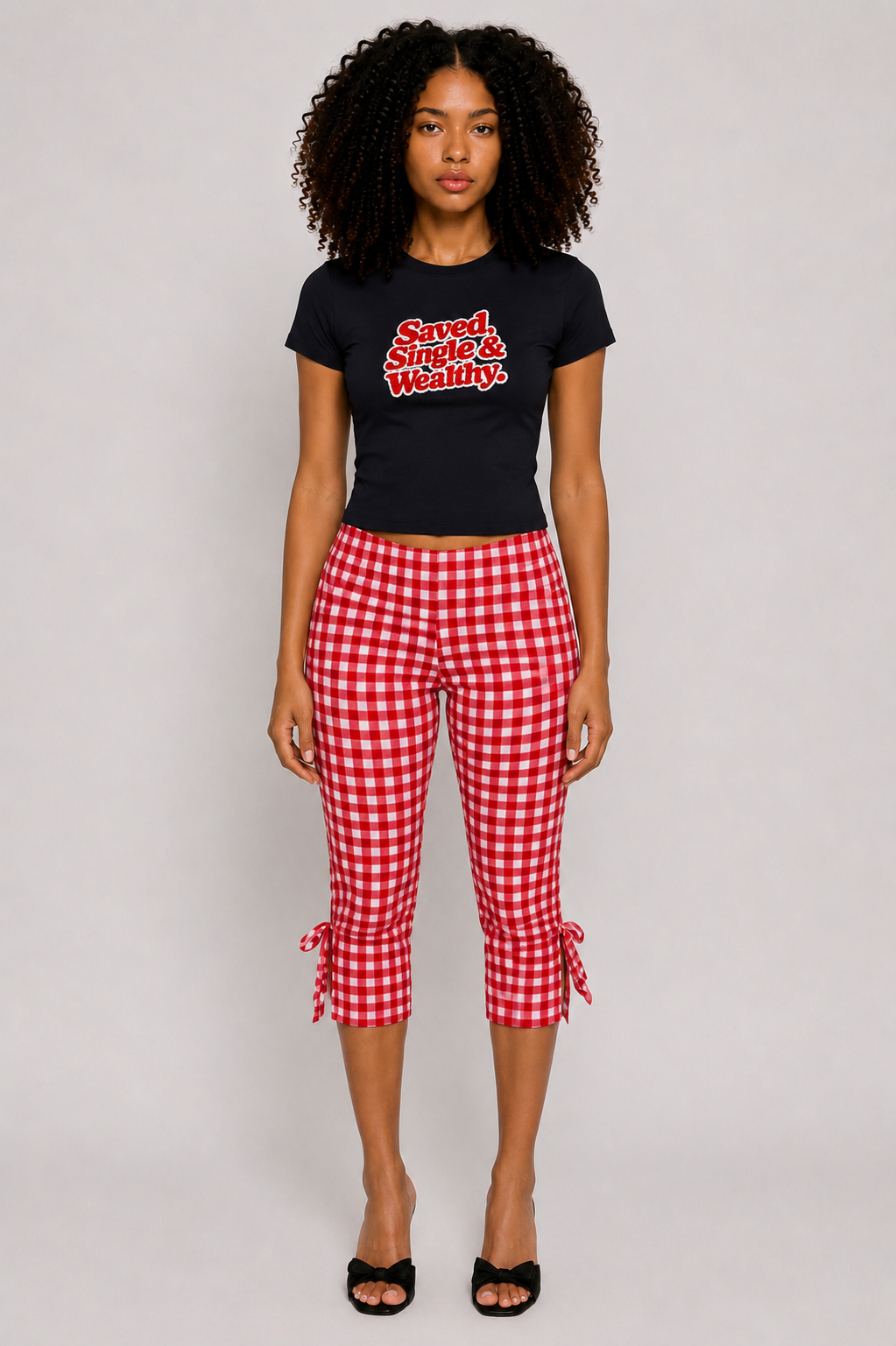 Black Saved, Single & Wealthy Tee